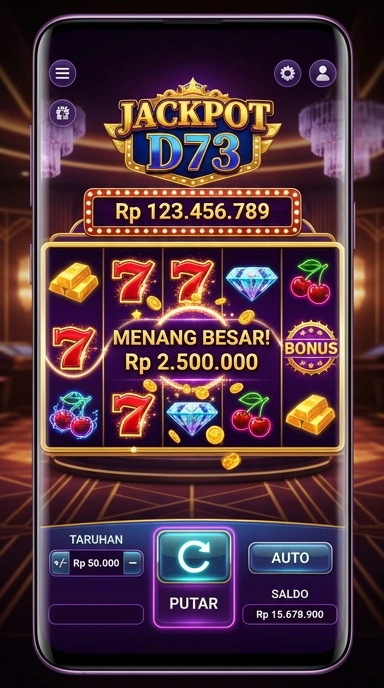 Sistem navigasi ganda di aplikasi d73 yang memudahkan pencarian.